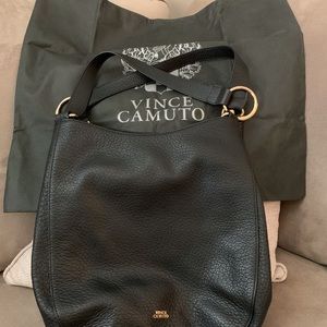 Vince Camuto Black Leather Handbag